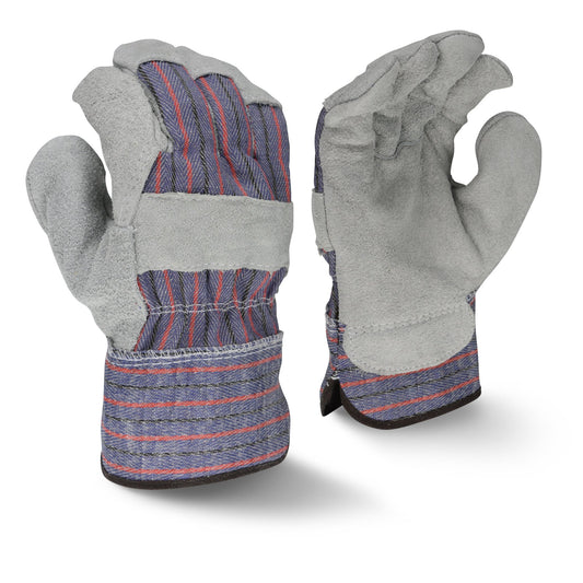 Radians RWG3111 Economy Shoulder Gray Split Leather Glove - Bayou Tool