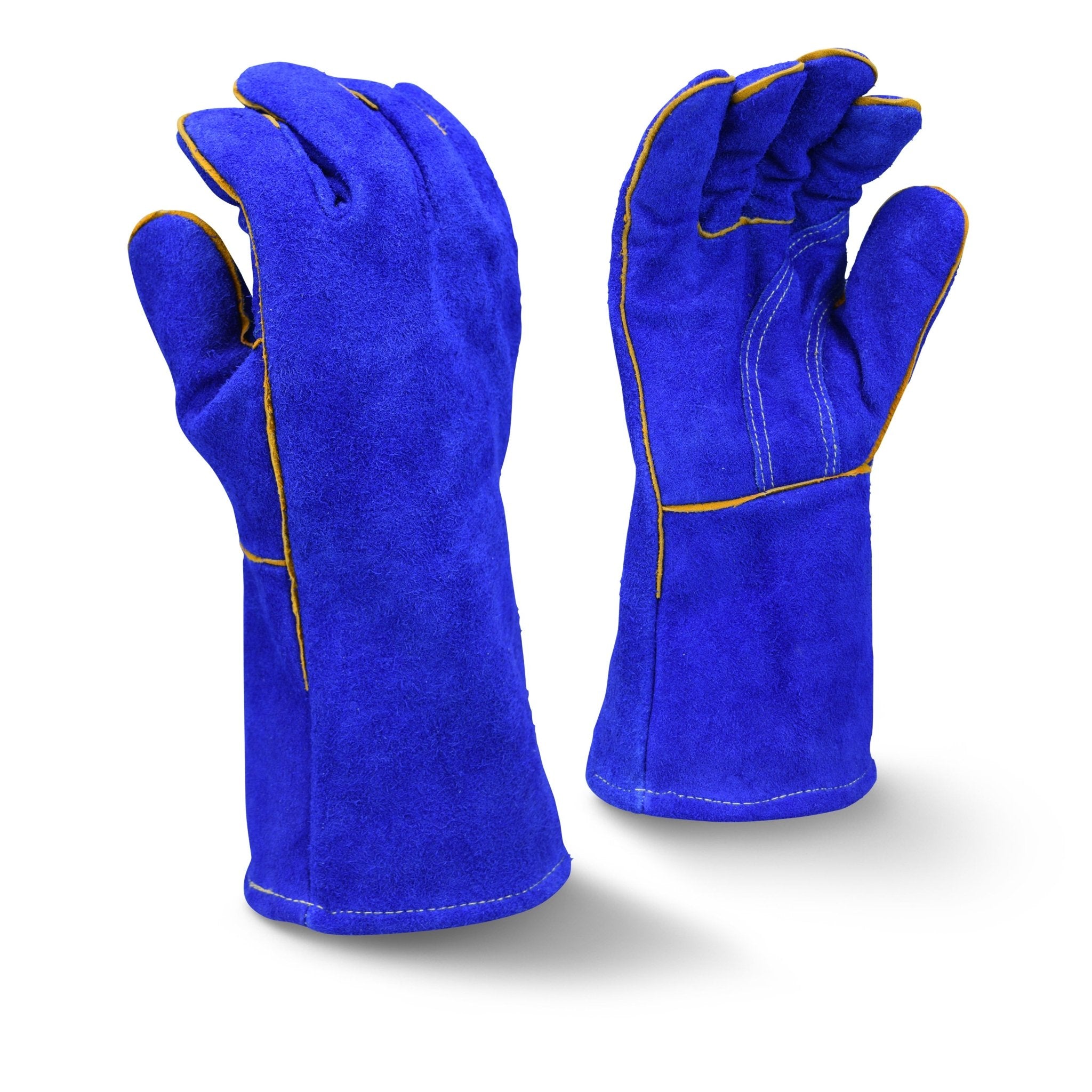 Radians RWG5210 Blue Regular Shoulder Split Leather Welding Glove - Bayou Tool