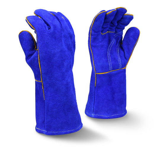 Radians RWG5210 Blue Regular Shoulder Split Leather Welding Glove - Bayou Tool