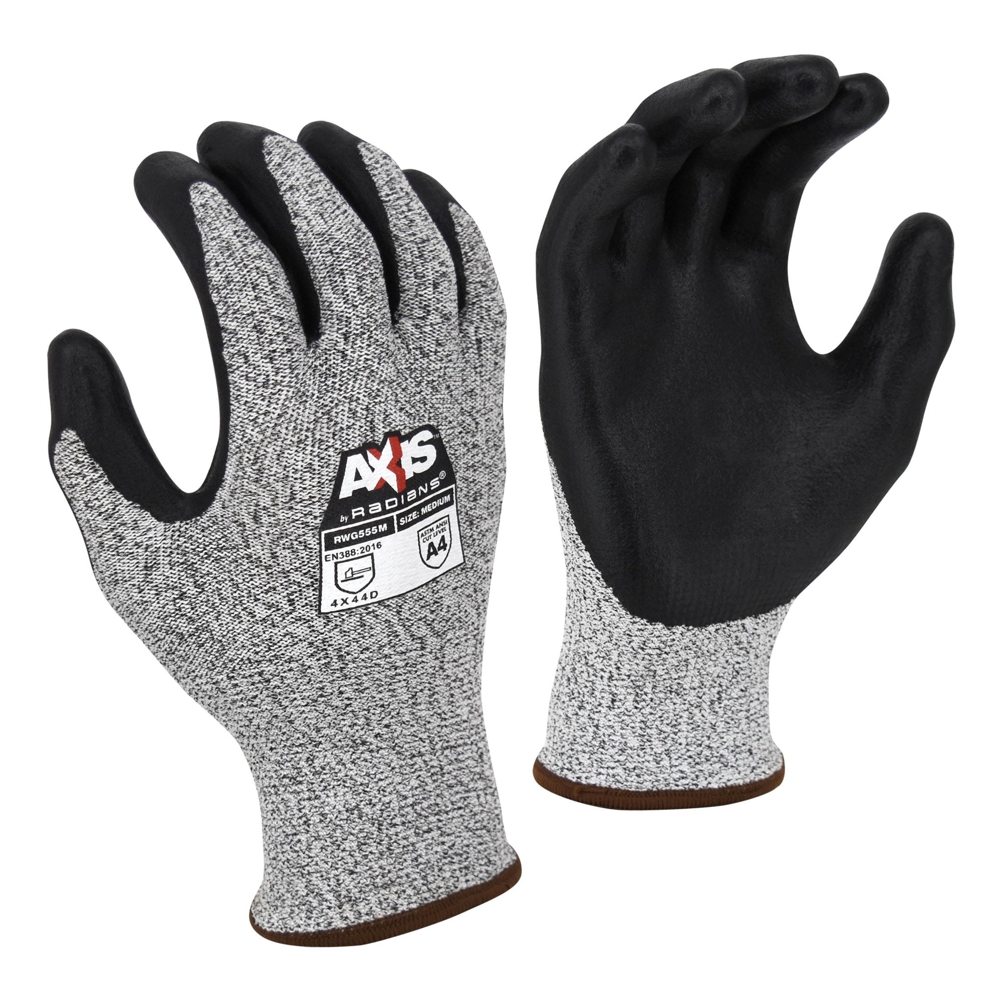 Radians RWG555 AXIS Cut Protection Level A4 Work Glove - Bayou Tool