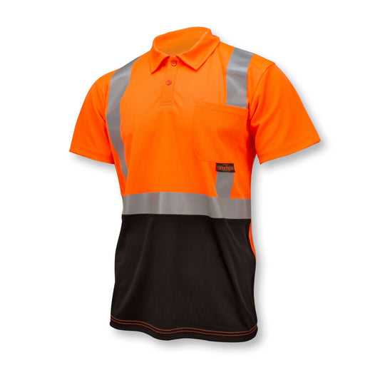 Radians ST12B Class 2 High Visibility Color Blocked Safety Short Sleeve Polo - Bayou Tool