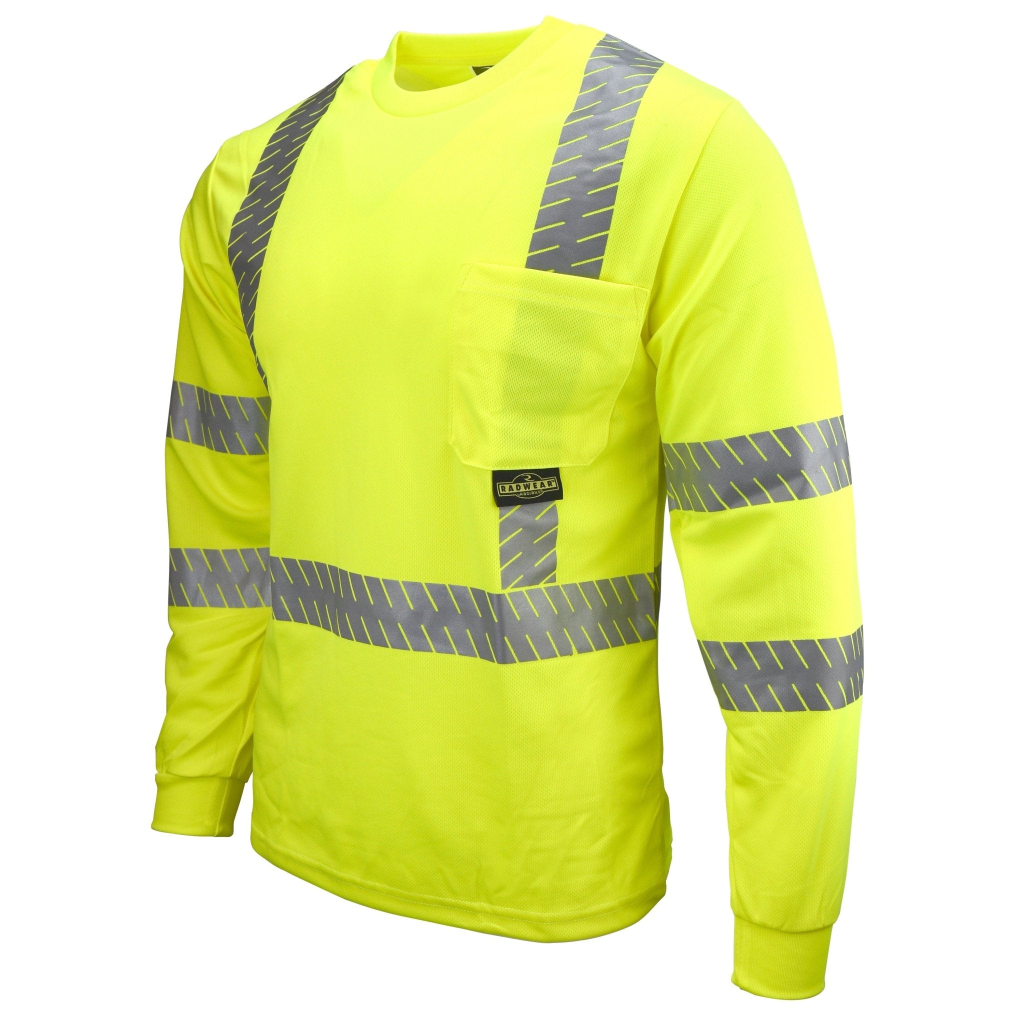 Radians ST24 - 3 Class 3 High Visibility Safety T-Shirt with Rad - Shade® UV Protection - Bayou Tool
