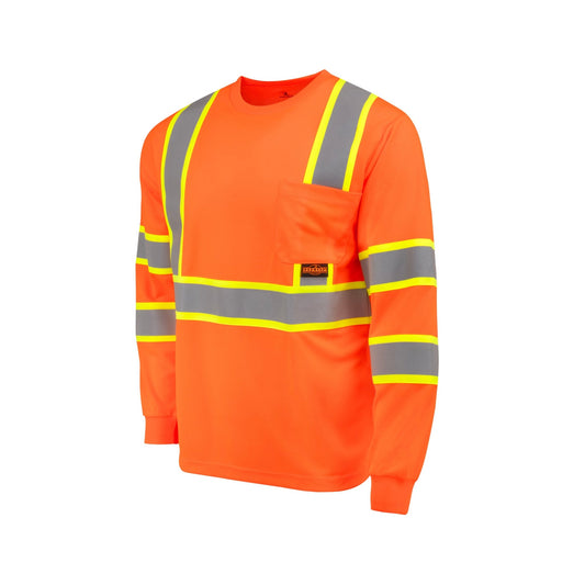 Radians ST41 - 3 Class 3 Mesh Long Sleeve T-Shirt with Contrast Trim - Bayou Tool