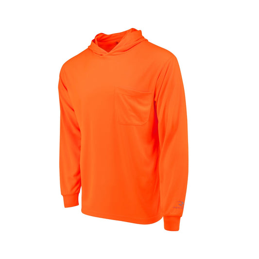 Radians ST61 - N Hooded Non Rated Mesh Long Sleeve T-Shirt w/ UV Protection - Bayou Tool