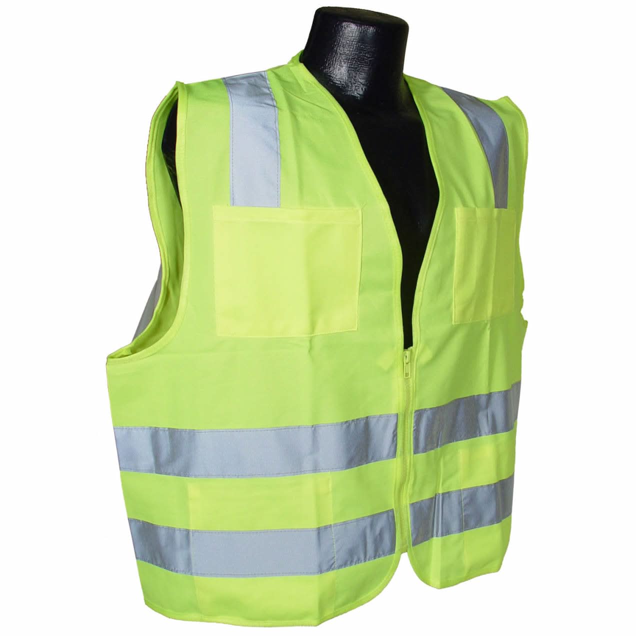 Radians Standard Class 2 Solid Vest - Maximum Visibility and Safety - Bayou Tool