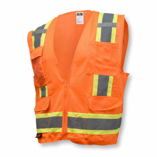 Radians Surveyor Two - Tone Solid/Mesh Safety Vest - Bayou Tool