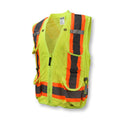 Radians SV030X - 2 Heavy Duty 10 - Pocket Cruiser Vest with Back Pouch X - Back - Bayou Tool