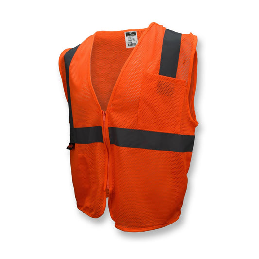 Radians SV2Z Economy Type R Class 2 Mesh Safety Vest with Zipper - Bayou Tool