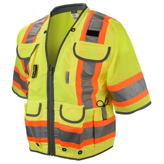 Radians SV55 - 3 Class 3 Heavy Woven Two Tone Engineer Vest - Bayou Tool