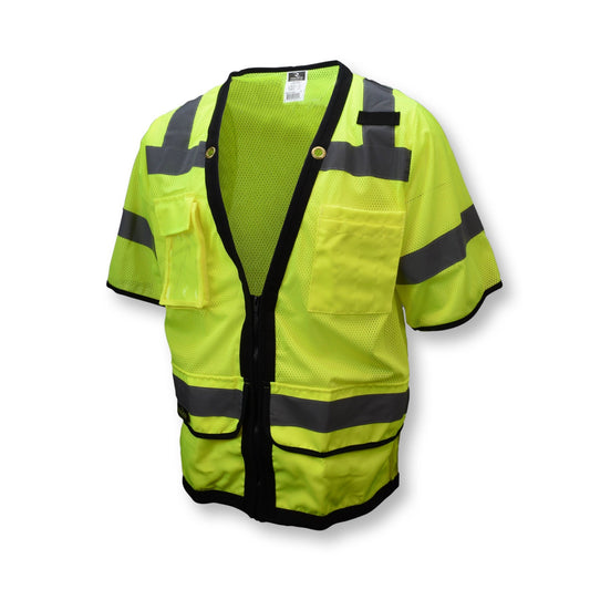 Radians SV59Z - 3 Type R Class 3 Heavy Duty Surveyor Safety Vest with Zipper - Bayou Tool