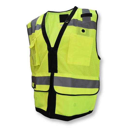 Radians SV59ZT Heavy Duty Surveyor Tether Vest with Zipper - Bayou Tool