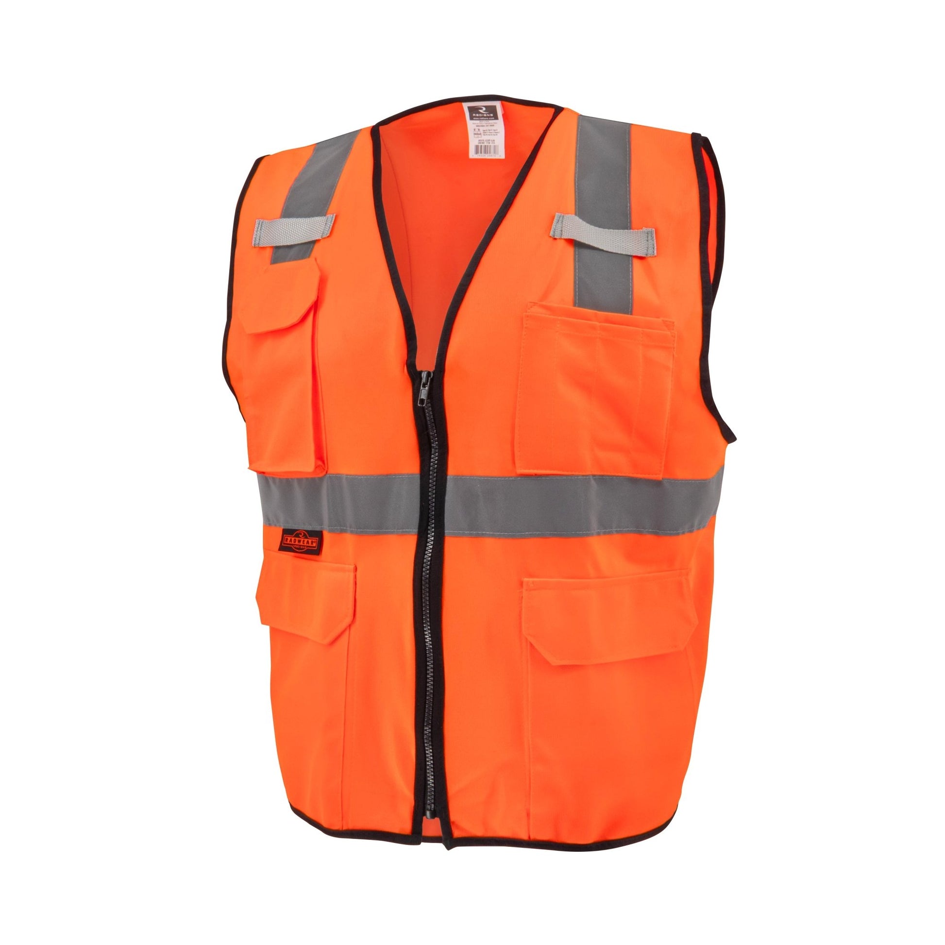 Radians SV7E Economy Type R Class 2 Solid Surveyor Safety Vest - Bayou Tool