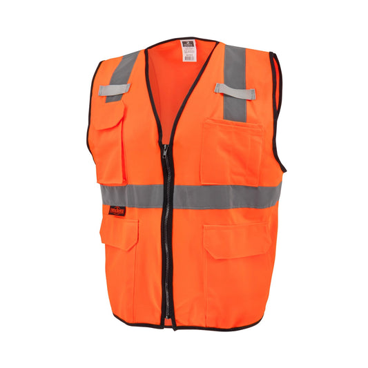 Radians SV7E Economy Type R Class 2 Solid Surveyor Safety Vest - Bayou Tool
