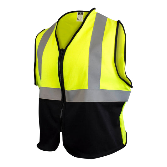 Radians SV92B - M2ZGSFR Solid 5.5 oz DH Cat 1 Class 2 Color Blocked FR Vest - Bayou Tool