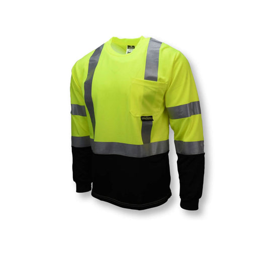 Radians Type R Class 3 Long Sleeve Black Bottom T-Shirt - Bayou Tool