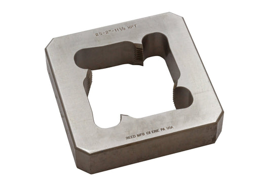 REED 54726" 2" Pipe Die-Npt 4" X 4" Precision Drilling Tool for Water Service Installations - Bayou Tool