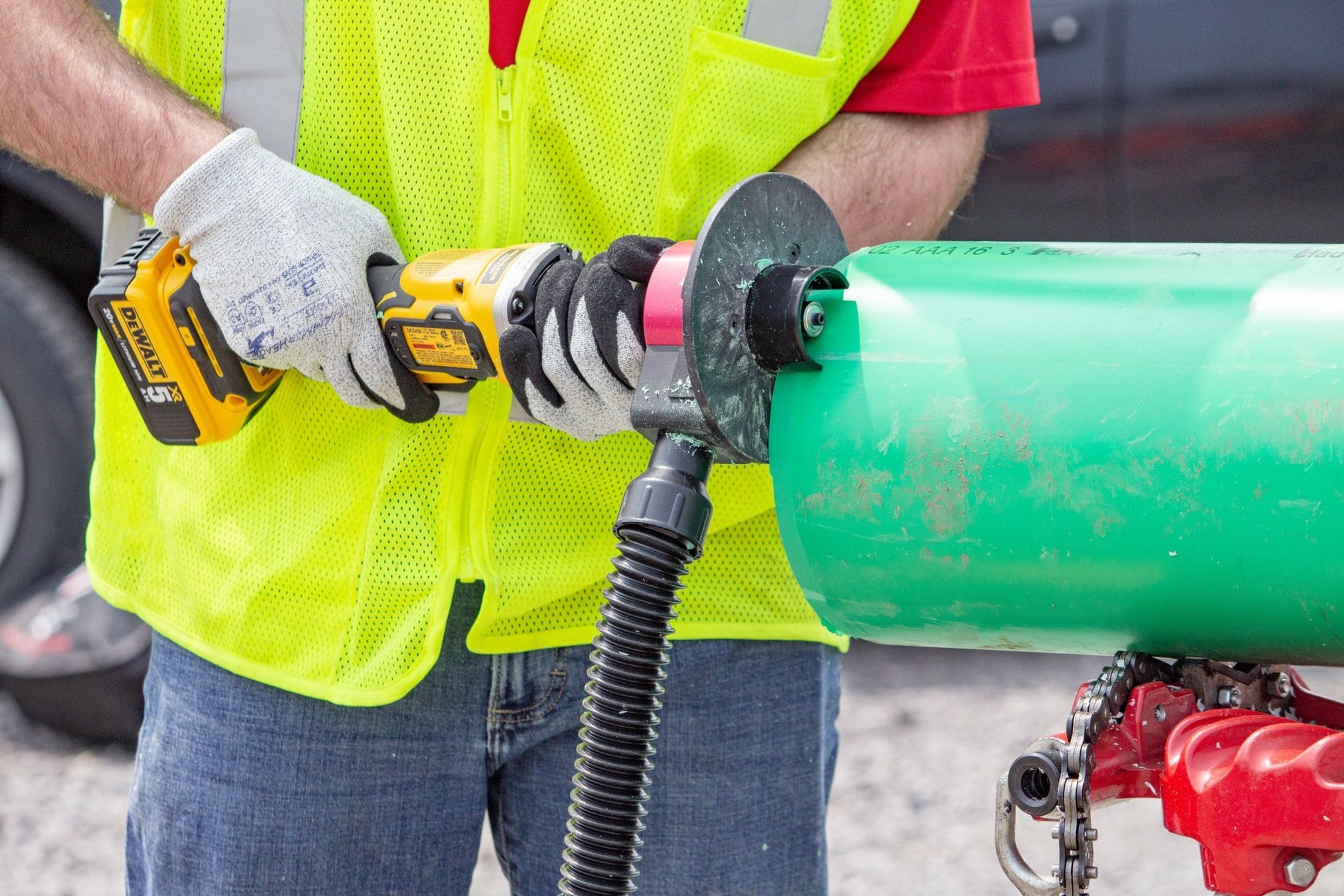 REED Cpbvac Vacuum Adapter Industrial Tool for Plumbing, Pipefitting, and Utility Work - Bayou Tool