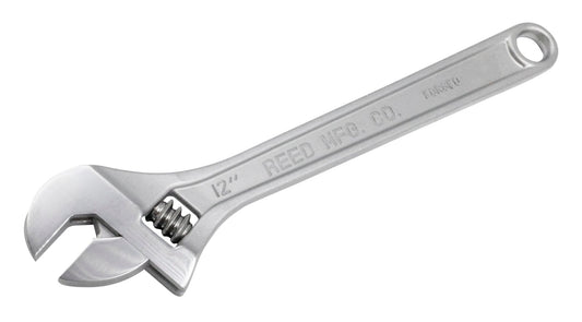REED Cw12 12" Adjustable Wrench Designed for Use in Brass Coupling and Threaded Pipework - Bayou Tool