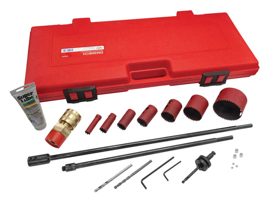 REED Dm3 Kit W/Holesaws3/4 - 4 Valve Si Industrial Tool for Plumbing, Pipefitting, and Utility Work - Bayou Tool