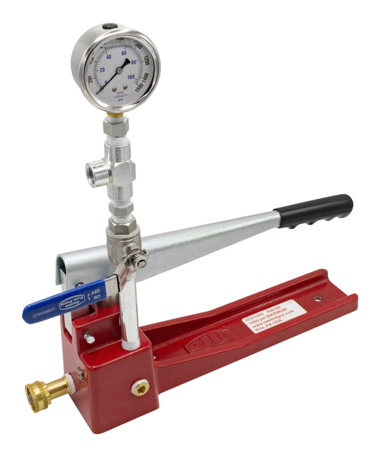 REED Htp1000 Test Pump 1000 Psi Industrial Tool for Plumbing, Pipefitting, and Utility Work - Bayou Tool
