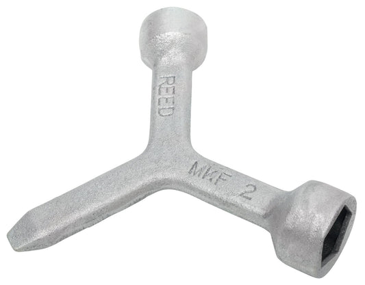 REED Mkf2 Meter Box Key Industrial Tool for Plumbing, Pipefitting, and Mechanical Use - Bayou Tool