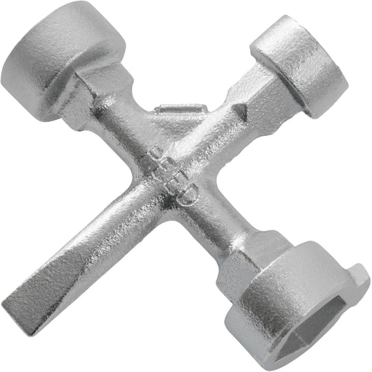 REED Multi - Purpose Pentagon Meter Key Versatile Access Tool for Utility Boxes and Valves - Bayou Tool