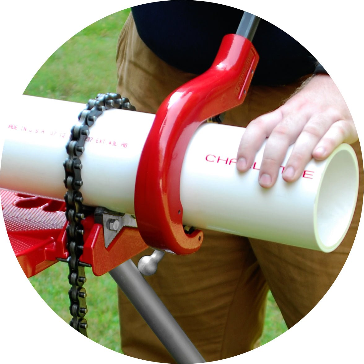 REED R450Pal Tripod F/plastic W/Aluminum Industrial Tool for Plumbing, Pipefitting, and Utility Use - Bayou Tool