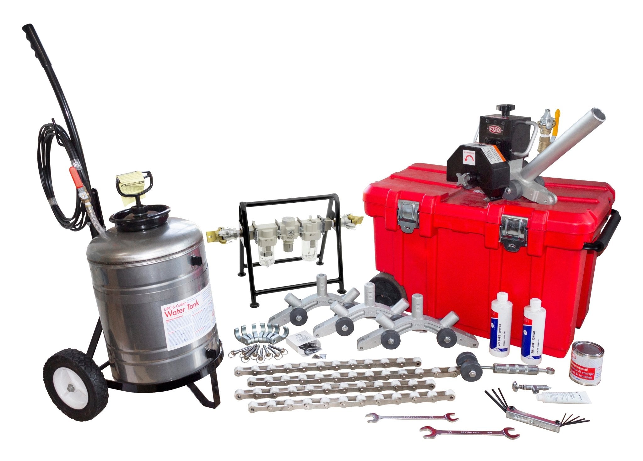 REED Upc 648 Air Universal Pipe Cutter Industrial Tool for Plumbing, Pipefitting, and Utility Work - Bayou Tool