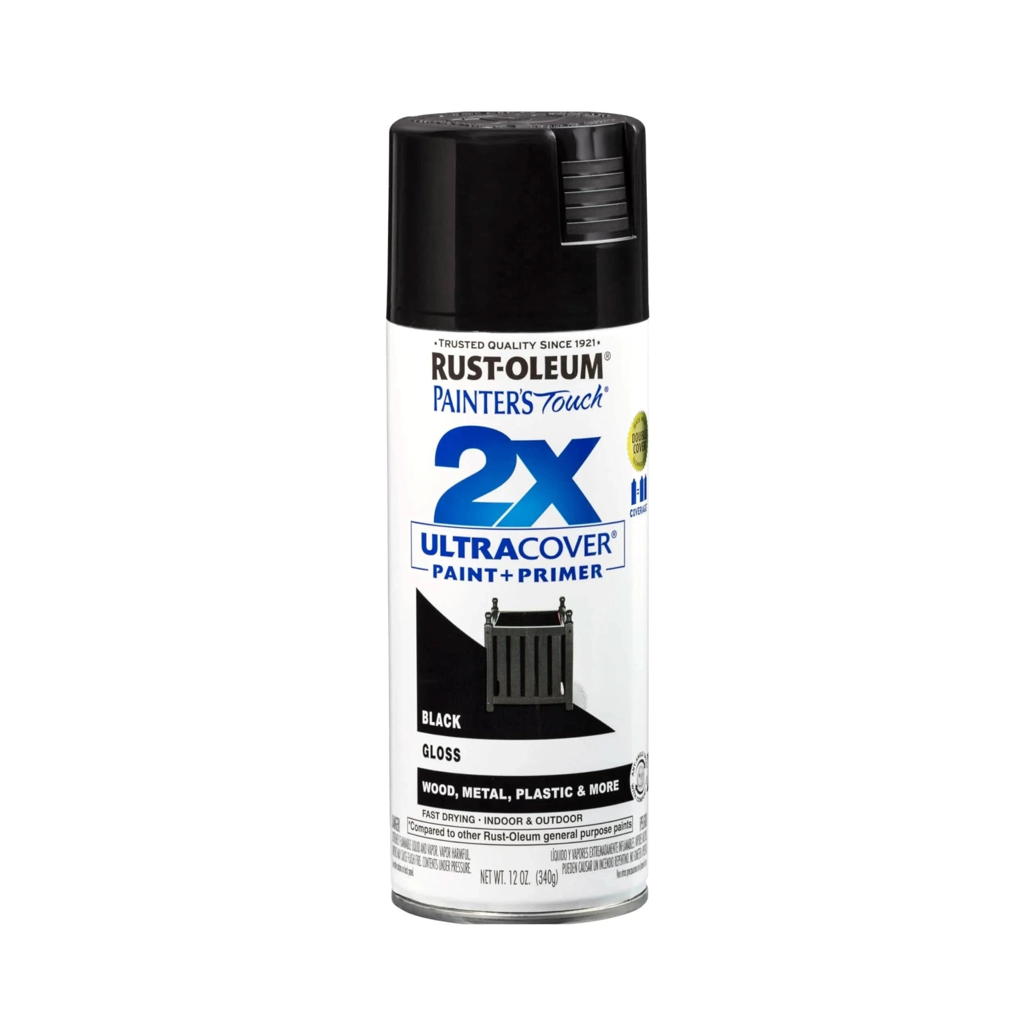 Rust - Oleum Painter's Touch Ultra Cover 12oz Spray Paint - Smooth, Durable Finish for Multiple Surfaces - Bayou Tool