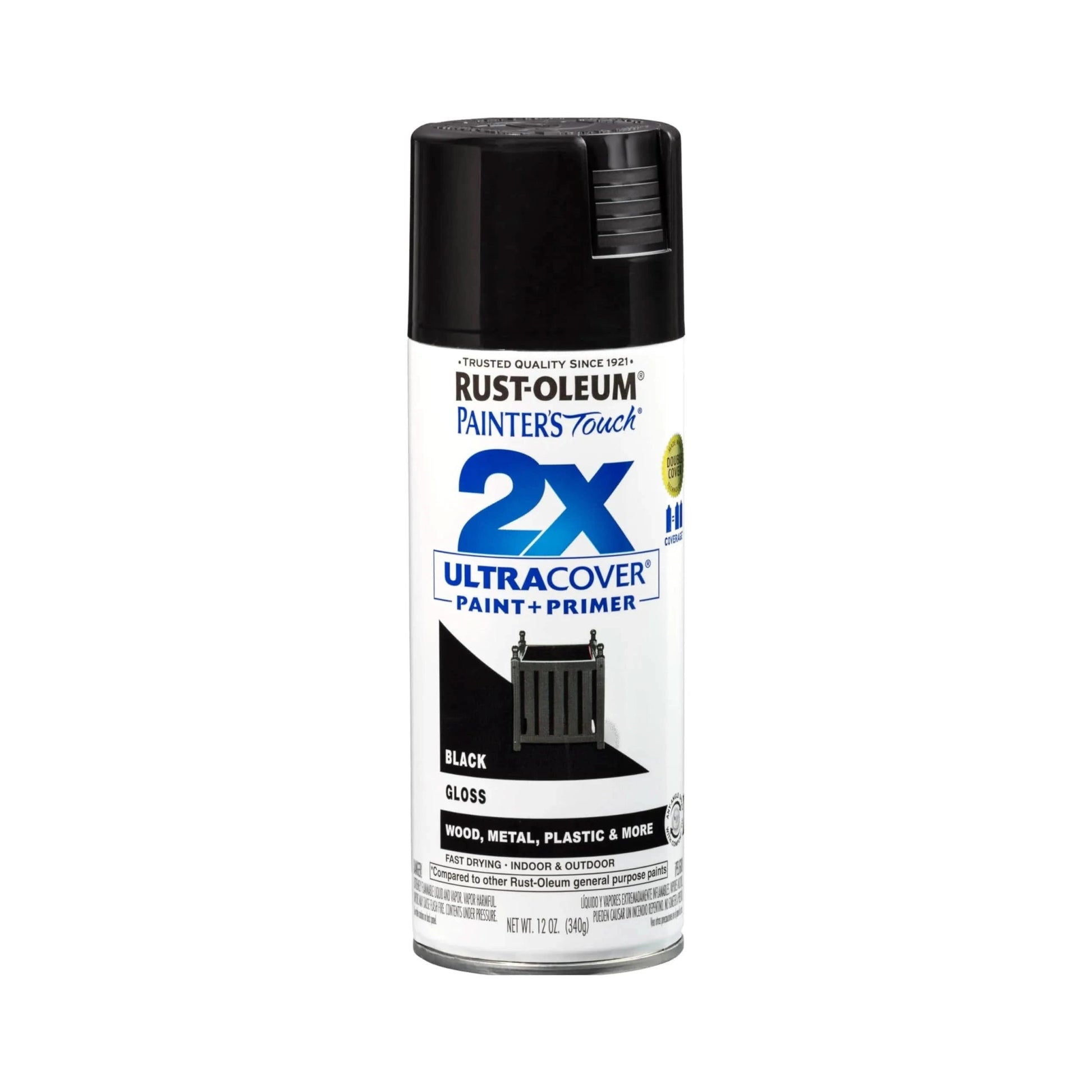 Rust - Oleum Painter's Touch Ultra Cover 12oz Spray Paint - Smooth, Durable Finish for Multiple Surfaces - Bayou Tool