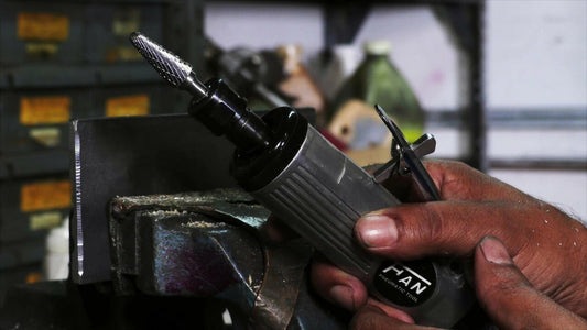 SA - 53 3/1" X 1/2" Cylindrical Carbide Bur 1/8" Shank - High Performance & Durable Cutting Tool | Drill America - Bayou Tool