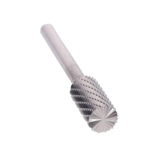 SB - 12 1/8" X 5/8" Cylindrical End Cut Carbide Bur 1/4" Shank - High Performance & Durable Cutting Tool | Drill America - Bayou Tool