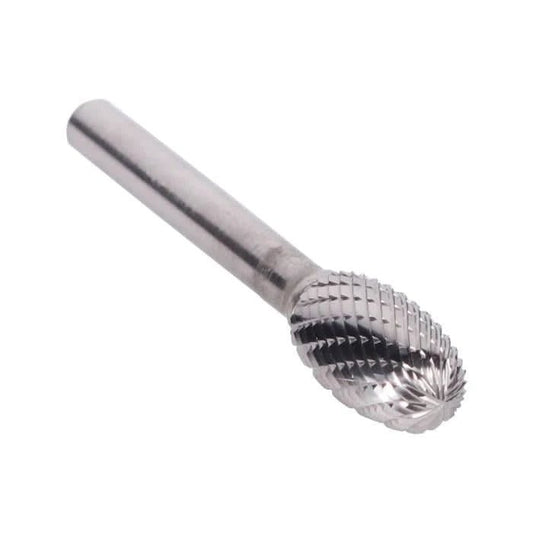 SE - 1 1/4" X 3/8" Oval Carbide Bur 1/4" Shank - High Performance & Durable Cutting Tool | Drill America - Bayou Tool