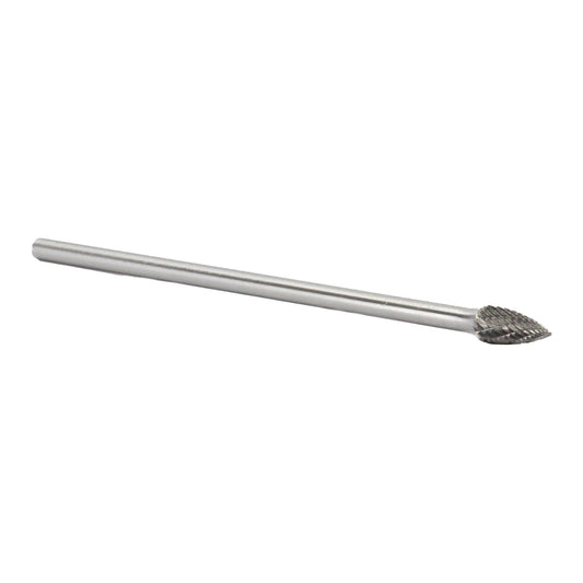 SG - 3 3/8" X 3/4" 6" Long Shank Tree Pointed End Carbide Bur 1/4" Shank - High Performance & Durable Cutting Tool | Drill America - Bayou Tool