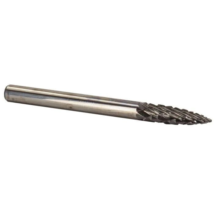 SG - 51 1/4" X 1/2" Tree Carbide Bur 1/8" Shank - High Performance & Durable Cutting Tool | Drill America - Bayou Tool