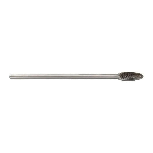 SH - 5 1/2" X 1 - 1/4" 6" Long Shank Flame Carbide Bur 1/4" Shank - High Performance & Durable Cutting Tool | Drill America - Bayou Tool