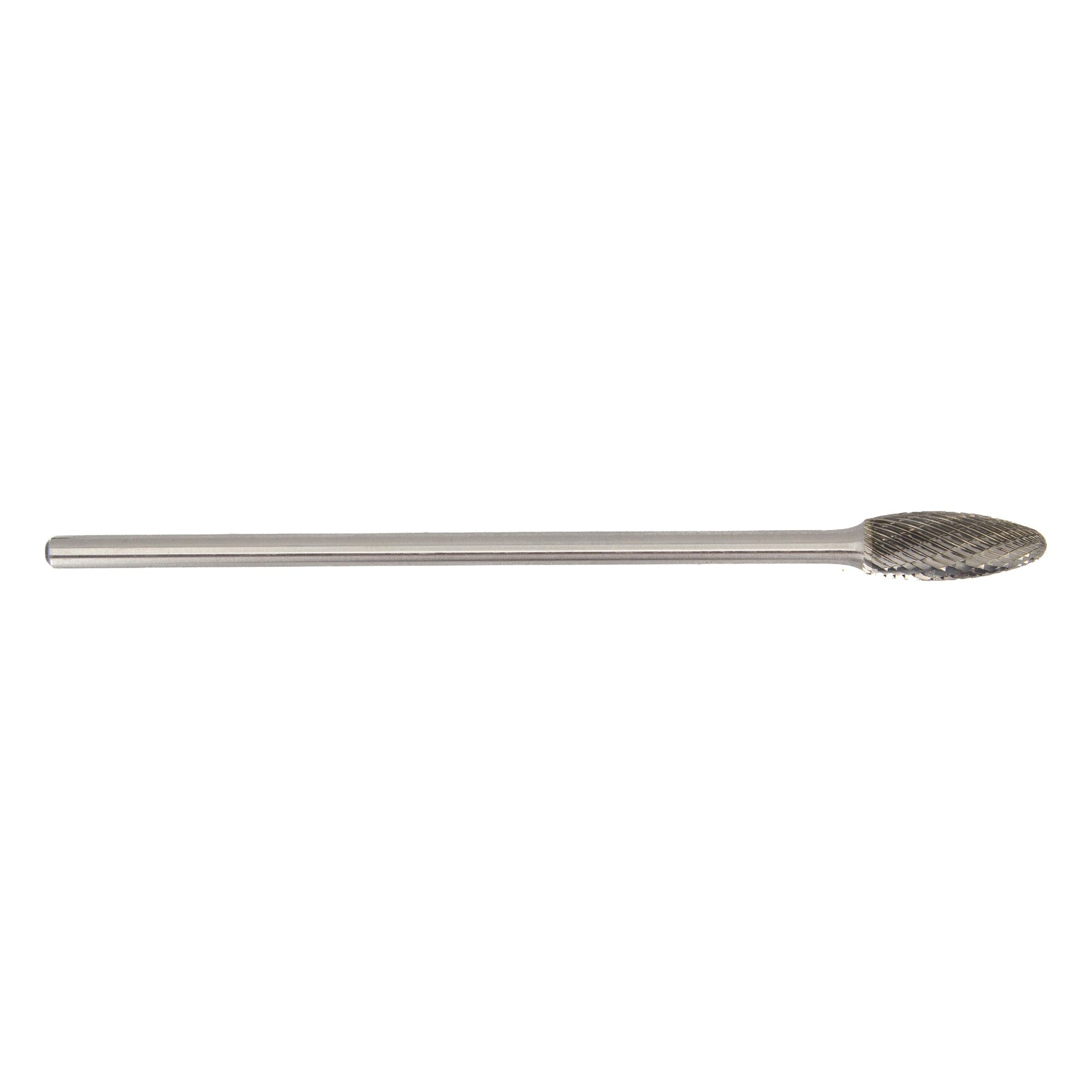 SH - 5 1/2" X 1 - 1/4" 6" Long Shank Flame Carbide Bur 1/4" Shank - High Performance & Durable Cutting Tool | Drill America - Bayou Tool