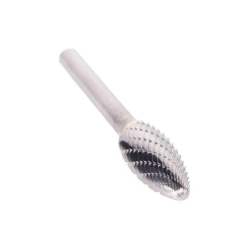 SH - 5 1/2" X 1 - 1/4" Flame Carbide Bur 1/4" Shank - High Performance & Durable Cutting Tool | Drill America - Bayou Tool
