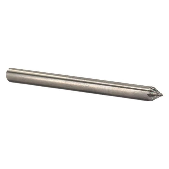 SJ - 42 1/8" X 3/32" 60 Include Angle Carbide Bur 1/8" Shank - High Performance & Durable Cutting Tool | Drill America - Bayou Tool