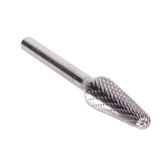 SL - 7 3/4" X 1 - 1/2" Cone Carbide Bur 1/4" Shank - High Performance & Durable Cutting Tool | Drill America - Bayou Tool