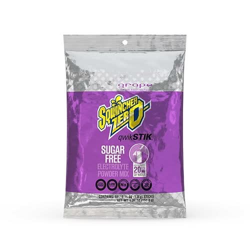 Sqwincher Zero Qwik Stik 50 pack, Sugar Free .11 0z - Bayou Tool