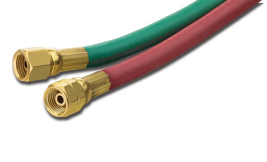 TECHNIWELD 3/8" x 100' Twin Hose - Grade T, Heavy - Duty Welding Hose - Bayou Tool