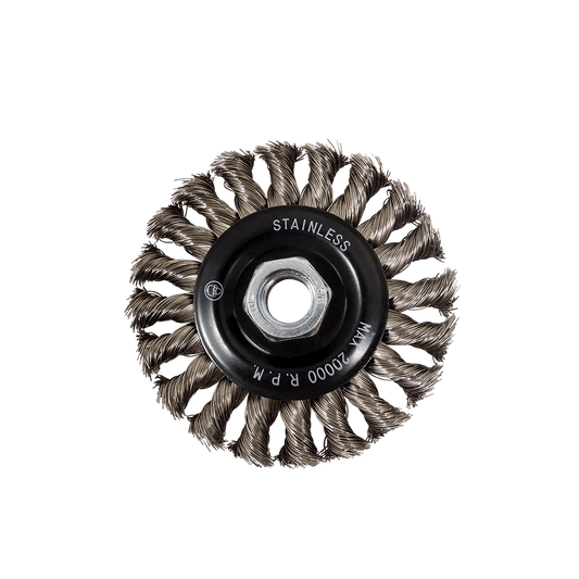 Techniweld Sand Star 4" Regular Twist Wire Brush | 10/Box - Bayou Tool