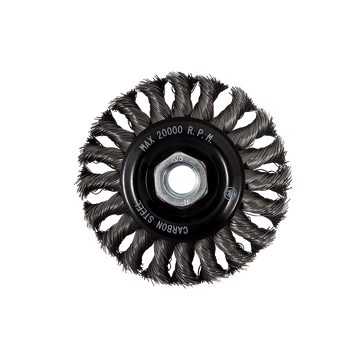 Techniweld Sand Star 4" Regular Twist Wire Brush | 10/Box - Bayou Tool