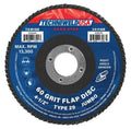 Techniweld Sand Star High Density Jumbo Fiberglass Flap Disc – Type 29 | 10/Box - Bayou Tool