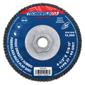 Techniweld Sand Star Jumbo Flap Disc | Type 27, VSM Zirconia, Reg. Density | 10/box - Bayou Tool