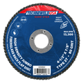 Techniweld Sand Star Jumbo Flap Disc | Type 27, VSM Zirconia, Reg. Density | 10/box - Bayou Tool