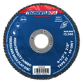 Techniweld Sand Star Jumbo Flap Disc | Type 27, VSM Zirconia, Reg. Density | 10/box - Bayou Tool
