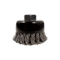 Techniweld Sand Star Small Diameter Carbon Cup Brush | 6/Box - Bayou Tool