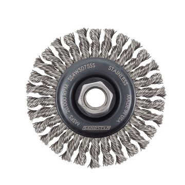 Techniweld Sand Star Stainless Steel Stringer Bead Wire Wheel - Bayou Tool